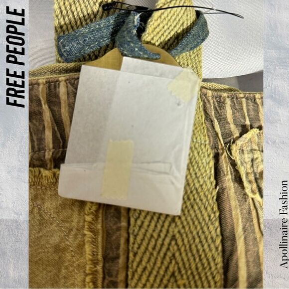 WE THE FREE LAST CHANCE BIG TOTE IN GREEN TAN PATCHWORK NWT - Picture 4 of 15